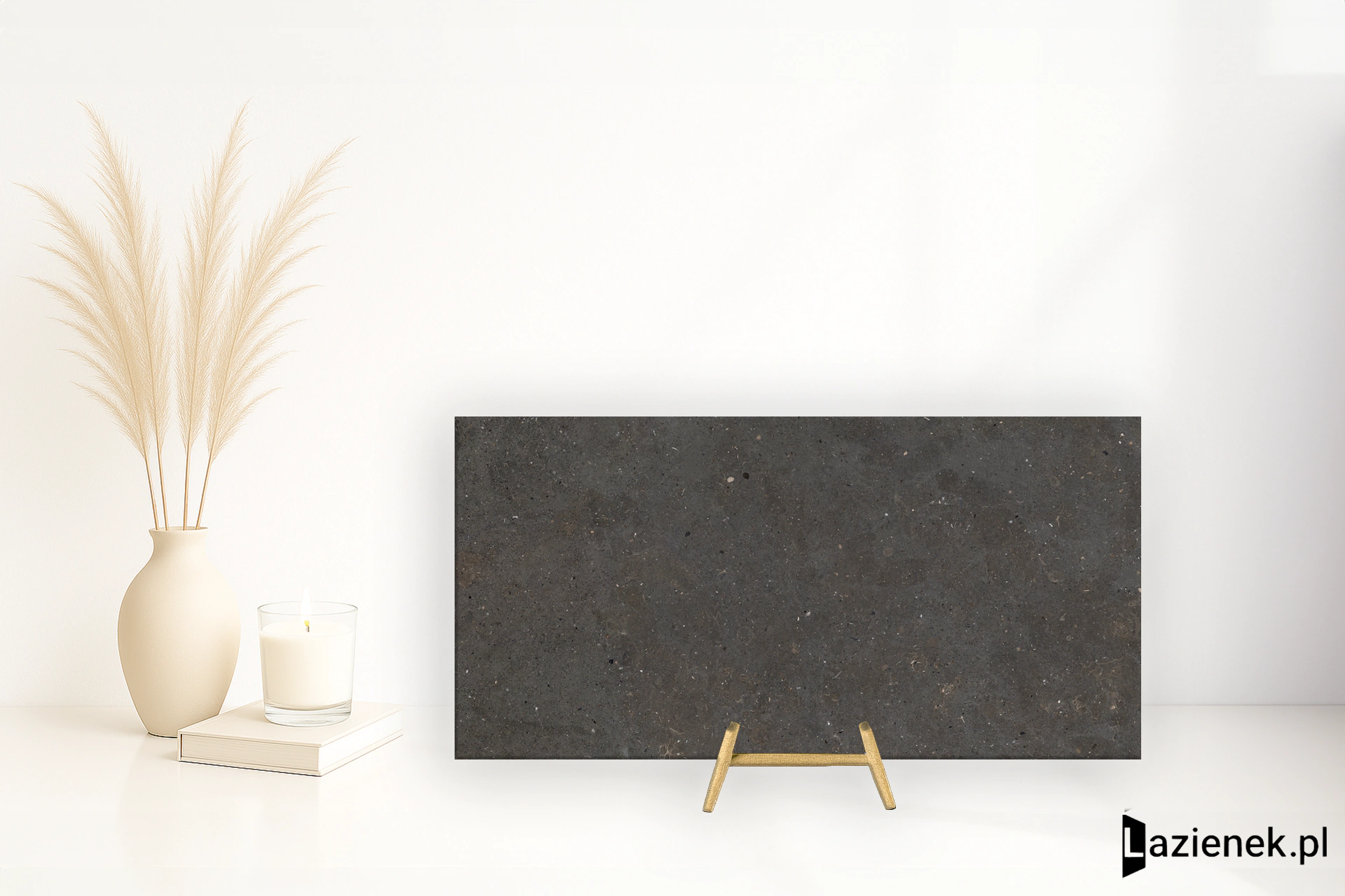 Graniti Fiandre Solida Black płomieniowana 30x60 cm gr. 8 mm - płytka rektyfikowana / AP258X836